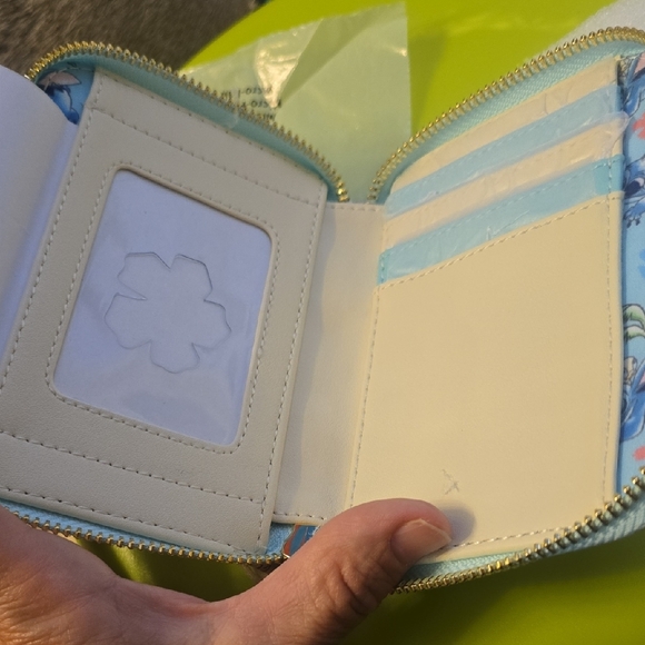 Loungefly Blue and Pink Stitch Bag - Picture 4 of 5